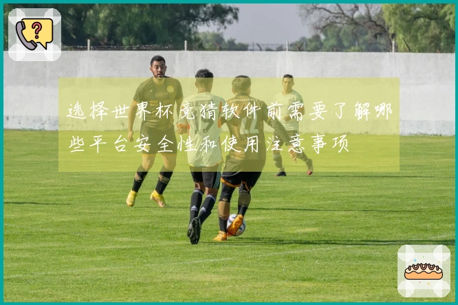 选择世界杯竞猜软件前需要了解哪些平台安全性和使用注意事项